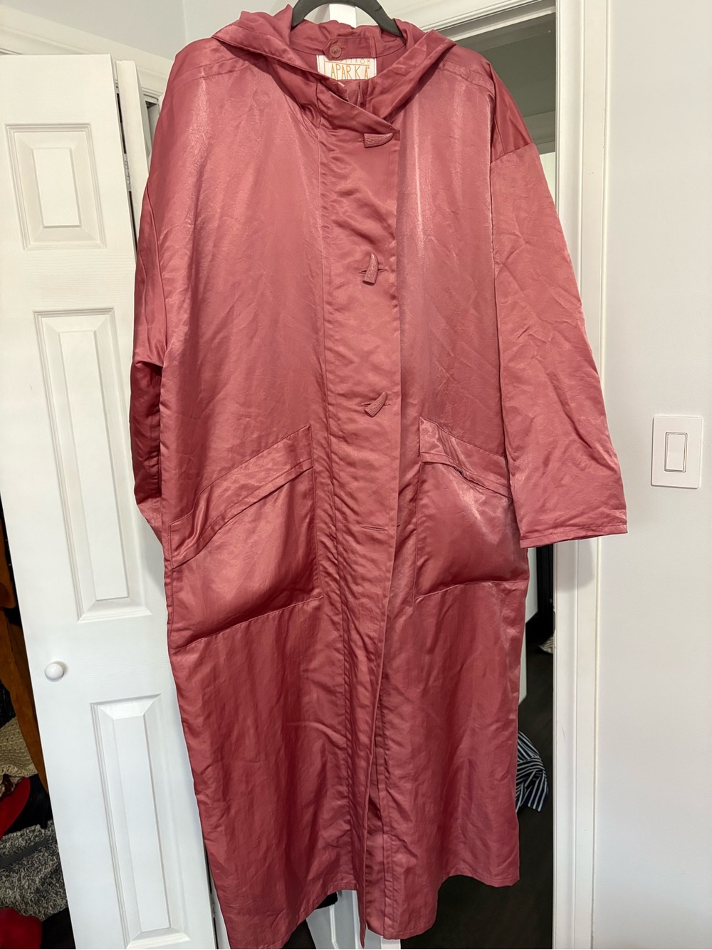 Lundstrom LAPARKA Oversized Hooded in Dusty Rose Vintage